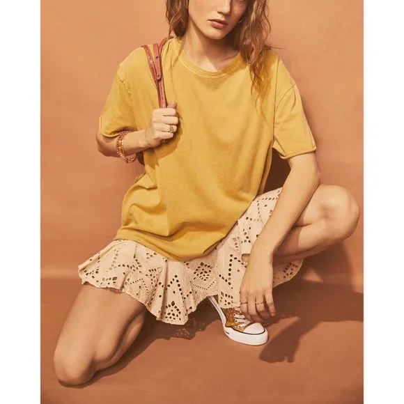 NWT FREE PEOPLE Serenity Mini Skort / Tea SIZE Large - Picture 10 of 12